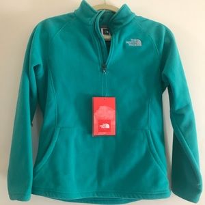 The North Face fleece quarter zip NWT